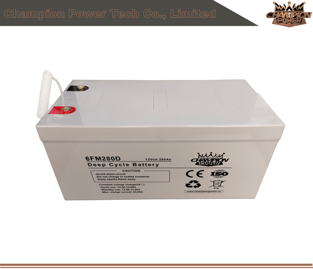 6FM280D 12V280AH Batterie à cycle profond