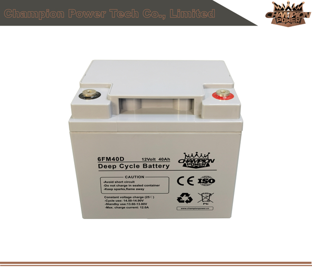 6FM40D 12V40AH Batterie à cycle profond