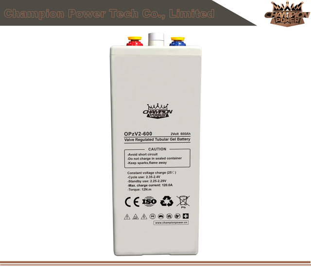 OPZV2-600 2V600AH BATTERIE OPZV