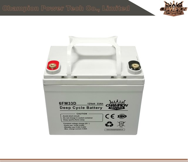 6FM33D 12V33AH Batterie à cycle profond
